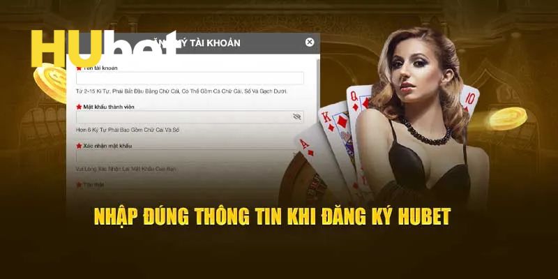 Các bước đăng ký Hubet trên website và ứng dụng đơn giản
